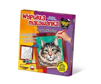 Wypukła malowanka Koty - Norweski leśny