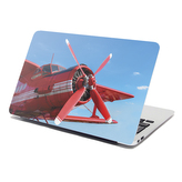 Samolepka na notebook Červené letadlo: 38x26 cm