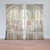 Záclony Athénská škola - Raffael Santi: 2ks 150x250cm