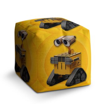 Taburet Cube Wall-E robot Žlutý: 40x40x40 cm Taburet Cube Wall-E robot Žlutý: 40x40x40 cm