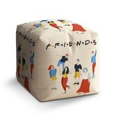 Taburet Cube Seriál přátelé FRIENDS Postavy: 40x40x40 cm