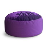 Taburet Circle FORTNITE Fialová silueta: 38x48 cm