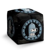 Taburet Cube Futurama Bender Technology: 40x40x40 cm