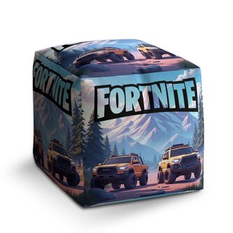 Taburet Cube FORTNITE Off-road auta: 40x40x40 cm Taburet Cube FORTNITE Off-road auta: 40x40x40 cm