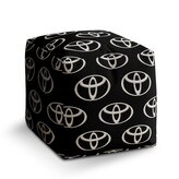 Taburet Cube Toyota Pattern: 40x40x40 cm