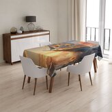 Ubrus Plachetnice ve vlnách při východu slunce: 145x240 cm