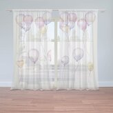Záclony Pastelová oslava: 2ks 150x250cm