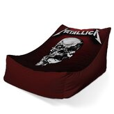 Dětský sedací vak Lounge METALLICA Death metal: 80 x 95 x 50 cm