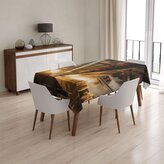 Ubrus Vlak na nádraží při východu slunce: 145x240 cm