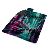 Plážová deka Cyberpunk 2077 Město: 200x140 cm