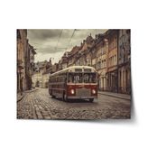 Plakát Historický autobus: 60x40 cm