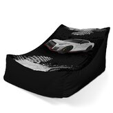 Dětský sedací vak Lounge Nissan GTR 35 Černý: 80 x 95 x 50 cm