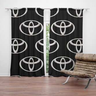 Závěs Toyota Pattern: 2ks 140x250cm Závěs Toyota Pattern: 2ks 140x250cm