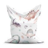 Sedací vak Malovaní dinosauři: 150x100 cm