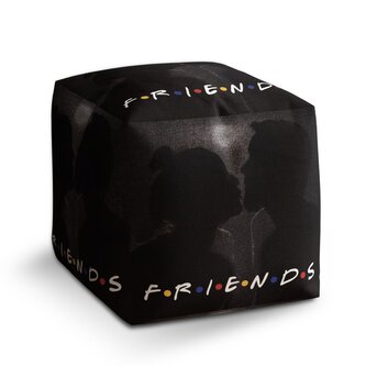 Taburet Cube Seriál přátelé FRIENDS Polibek: 40x40x40 cm Taburet Cube Seriál přátelé FRIENDS Polibek: 40x40x40 cm