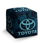 Taburet Cube Logo Toyota Motor: 40x40x40 cm