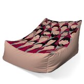 Dětský sedací vak Lounge Money heist Anonymní tváře: 80 x 95 x 50 cm