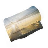 Deka Křídlo letadla nad mraky: 150x120 cm