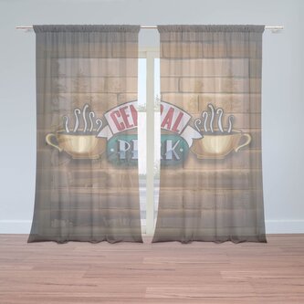 Záclony Seriál přátelé CENTRAL PERK Cihly: 2ks 150x250cm Záclony Seriál přátelé CENTRAL PERK Cihly: 2ks 150x250cm