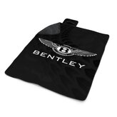 Plážová deka Logo Bentley Černý: 200x140 cm