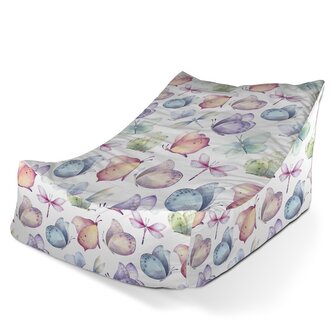 Dětský sedací vak Lounge Slet motýlů: 80 x 95 x 50 cm