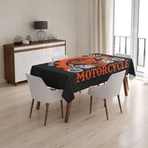 Ubrus Harley-Davidson motor Černé pozadí: 130x170 cm