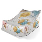 Dětský sedací vak Lounge Podmořská parta: 80 x 95 x 50 cm