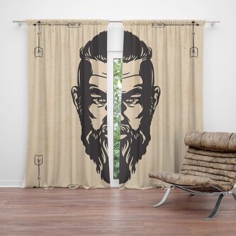 Závěs Vikingové Pergamen: 2ks 140x250cm Závěs Vikingové Pergamen: 2ks 140x250cm
