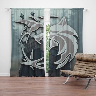 Závěs Zaklínač V mlze: 2ks 140x250cm