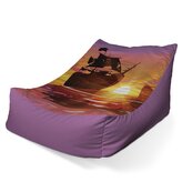 Dětský sedací vak Lounge Pirátská loď při západu slunce: 80 x 95 x 50 cm