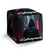 Taburet Cube Cyberpunk 2077 Pohled do města: 40x40x40 cm