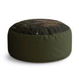 Taburet Circle Červený patrový autobus: 38x48 cm