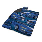 Plážová deka Mustang Pattern: 200x140 cm