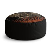 Taburet Circle METALLICA Padlý anděl: 38x48 cm