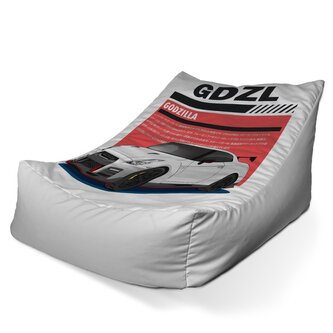 Dětský sedací vak Lounge Nissan GTR 35 Godzilla: 80 x 95 x 50 cm