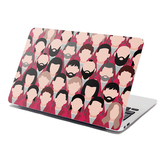 Samolepka na notebook Money heist Anonymní tváře: 38x26 cm