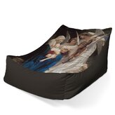 Sedací vak Lounge Panna s anděly - William-Adolphe Bouguereau: 120 x 100 x 80 cm