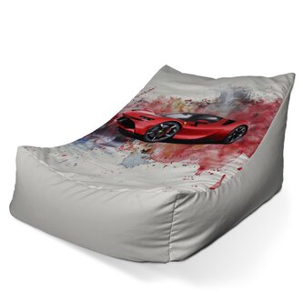 Sedací vak Lounge Ferrari Paint: 120 x 100 x 80 cm
