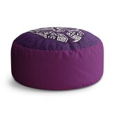 Taburet Circle BLACK PANTHER wakanda forever Bílý: 38x48 cm