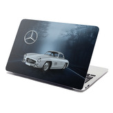 Samolepka na notebook Mercedes-Benz 300 SL V lese: 38x26 cm