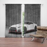 Závěs Nissan GTR 35 Šedý: 2ks 140x250cm