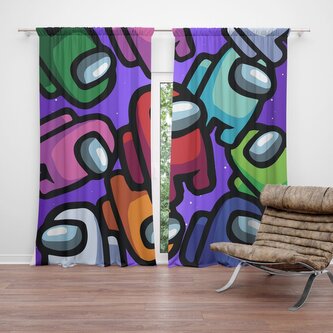 Závěs AMONG US Levitující: 2ks 140x250cm Závěs AMONG US Levitující: 2ks 140x250cm