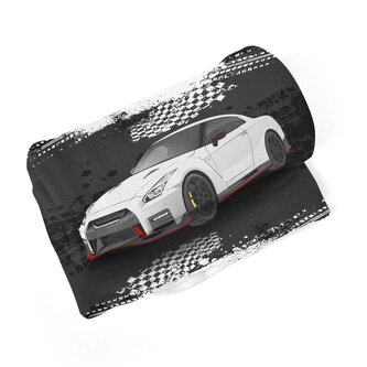 Deka Nissan GTR 35 Černý: 150x120 cm Deka Nissan GTR 35 Černý: 150x120 cm