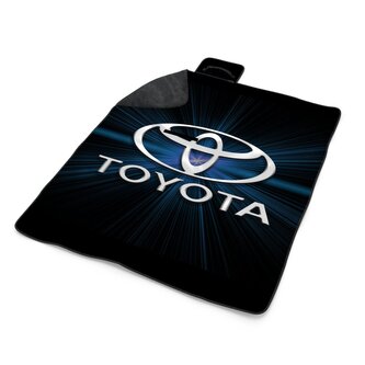 Plážová deka Toyota Blue Glow: 200x140 cm Plážová deka Toyota Blue Glow: 200x140 cm