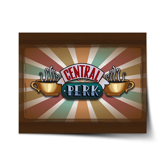 Plakát Seriál přátelé CENTRAL PERK Abstrakce: 90x60 cm