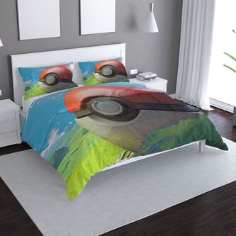 Povlečení Pokemon ball Krajina: 140x200 / 90x70 Povlečení Pokemon ball Krajina: 140x200 / 90x70