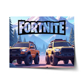 Plakát FORTNITE Off-road auta: 120x80 cm