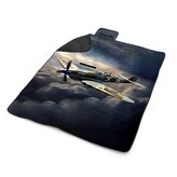 Plážová deka Stíhačka Spitfire: 200x140 cm