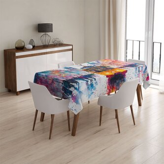 Ubrus Žlutá tramvaj Paint: 90x90 cm