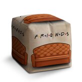 Taburet Cube Seriál přátelé FRIENDS Gauč: 40x40x40 cm